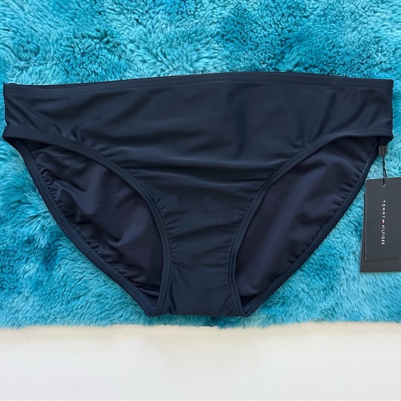 Tommy Hilfiger Dark Blue Bikini Bottom Size L - Picture 1 of 12